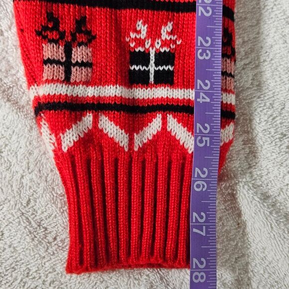 You Look Ugly Today Black Embroidered Unicorn Crew Neck Knit Christmas Sweater - Picture 12 of 14